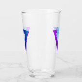 RETROWAVE SYNTHWAVE PALM TREES TRIANGLE GLASS タンブラーグラス (左)