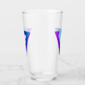 RETROWAVE SYNTHWAVE PALM TREES TRIANGLE GLASS タンブラーグラス (右)