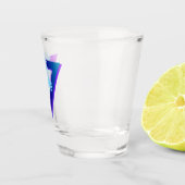 RETROWAVE SYNTHWAVE PALM TREES TRIANGLE SHOT GLASS ショットグラス (右)