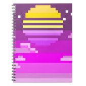 RetroWaveBook ノートブック (正面)
