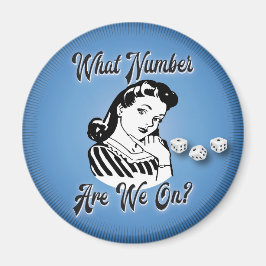 Retrp Bunco我々の数 マグネット