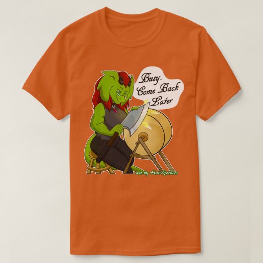 Retsis研忙し削来後3 Tシャツ (デザイン正面)