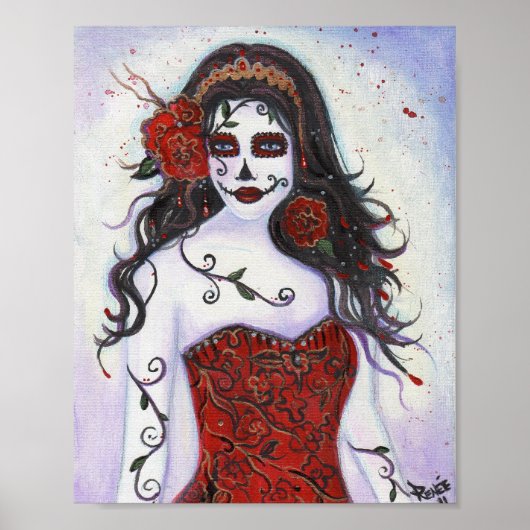 Retta Day of the Dead poster by Renee Lavoie ポスター (正面)