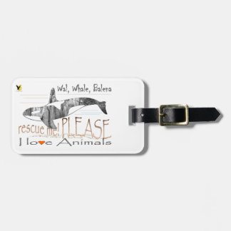 Rette mich der Wal ラゲッジタグ