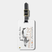 Rette mich der Wal ラゲッジタグ (正面縦)