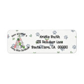 Return Address Label ラベル (正面)