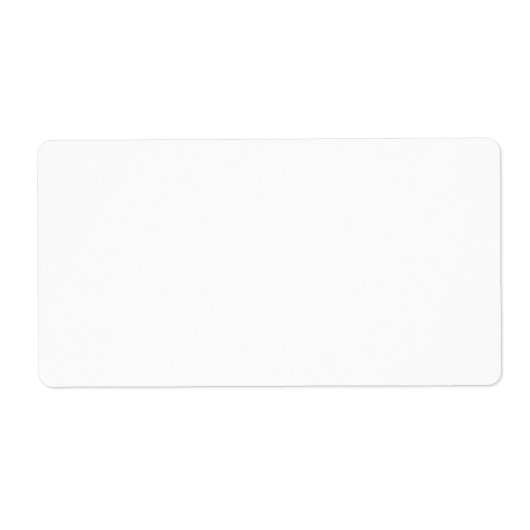 Return Address Label ラベル (正面)