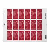 Return Address Label ラベル (フルシート)