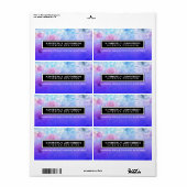 Return Address Label ラベル (フルシート)