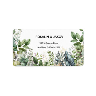 Return Address Label ラベル