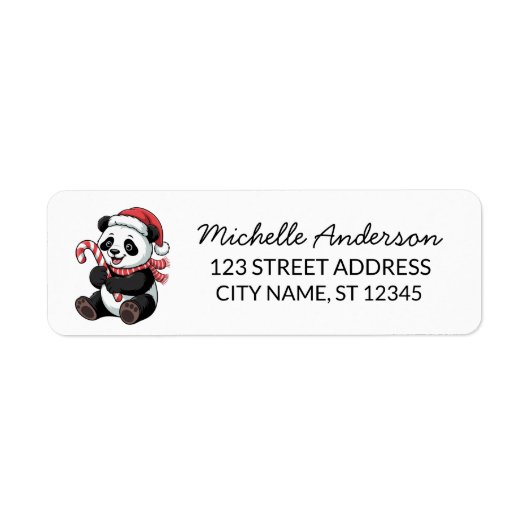 Return Address Label ラベル (正面)