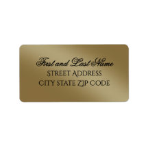 Return Address Label