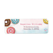 Return Address Label for 2nd Birthday ラベル (正面)