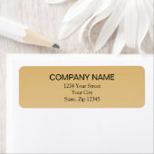 Return Address Label | Gold ラベル (インサイチュ)