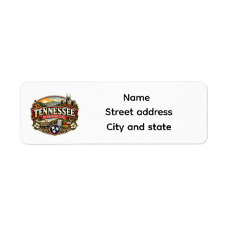 Return Address label Tennessee resident  ラベル