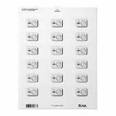 Return Address Labels ラベル (フルシート)