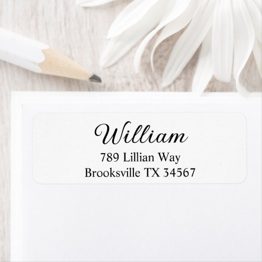 Return Address Labels, Custom Address Sticker, ラベル (インサイチュ)