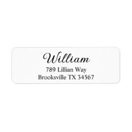 Return Address Labels, Custom Address Sticker, ラベル