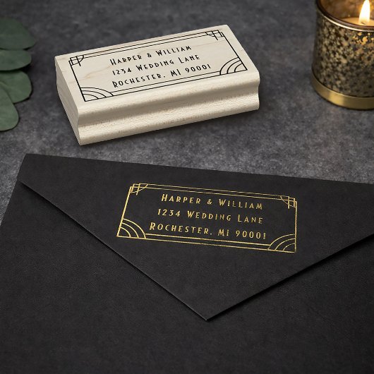 Return address stamp ラバースタンプ