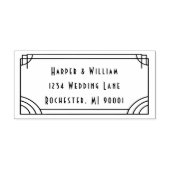 Return address stamp ラバースタンプ (インプリント)