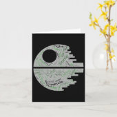 Return Of The Jedi Word Art Sticker  カード (黄色い花)