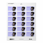 "Return To"スクールラベルSmartie Pants Girl ラベル (フルシート)