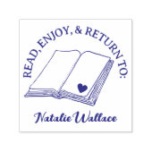 Return to Teacher Classroom Book Stamp セルフインキングスタンプ (デザイン)