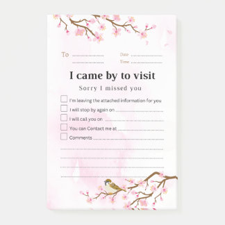 Return Visit Post-It Note 001 ポストイット