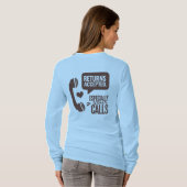Returns Accepted, Especially Your Calls Tシャツ (裏面フル)
