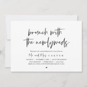 Reunion breakfast with the newly married couple af 招待状 (正面)