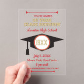Reunion Invite! Acrylic Class Reunion invitation アクリル招待状 (インサイチュ (ポータブル))