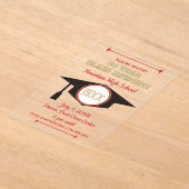 Reunion Invite! Acrylic Class Reunion invitation アクリル招待状 (レイダウン)