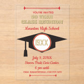 Reunion Invite! Acrylic Class Reunion invitation アクリル招待状 (正面)