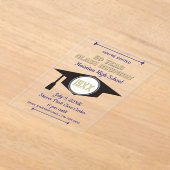 Reunion Invite! Acrylic Class Reunion invitation アクリル招待状 (レイダウン)