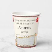Reusable & Personalized Firefighter Eco-Friendly 紙コップ (裏面)
