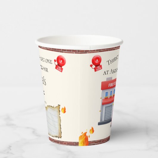 Reusable & Personalized Firefighter Eco-Friendly 紙コップ (右)