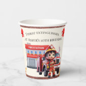 Reusable & Personalized Firefighter Eco-Friendly 紙コップ (正面)