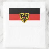 Reutlingen city flag germany symbol emblem coat ar 長方形シール (バッグ)