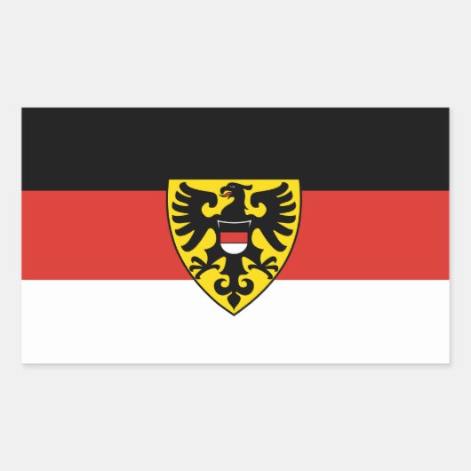 Reutlingen city flag germany symbol emblem coat ar 長方形シール (正面)