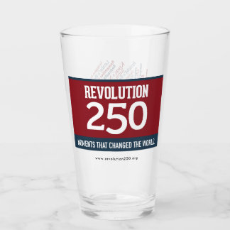 Rev250 ロゴとワードクラウド - カラー タンブラーグラス