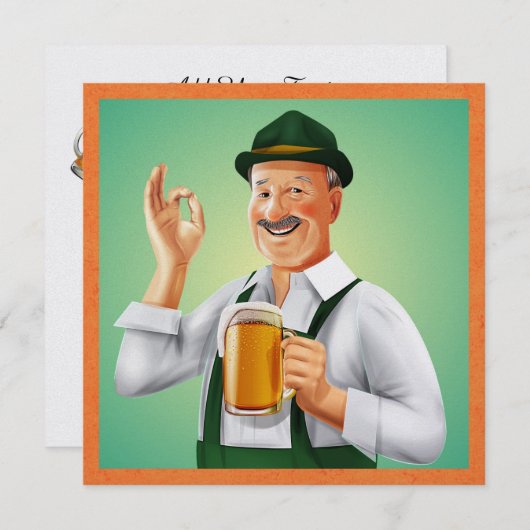 Rev 1オクトーバーフェスト/オクトバーフェスト招待状 招待状 (正面/裏面)