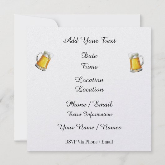 Rev 1オクトーバーフェスト/オクトバーフェスト招待状 招待状 (裏面)