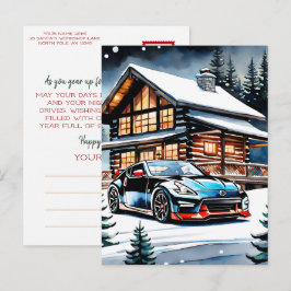 Rev Up Holidays JDM Editionクリスマス シーズンポストカード