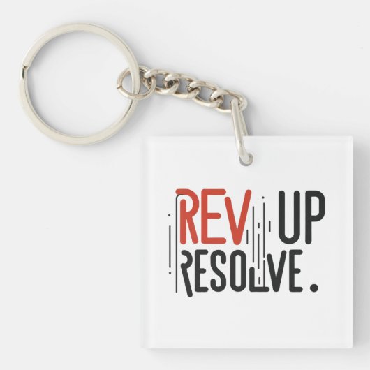 Rev Up Resolve キーホルダー (正面)