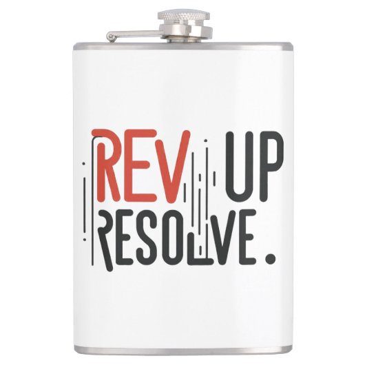 Rev Up Resolve フラスク (正面)