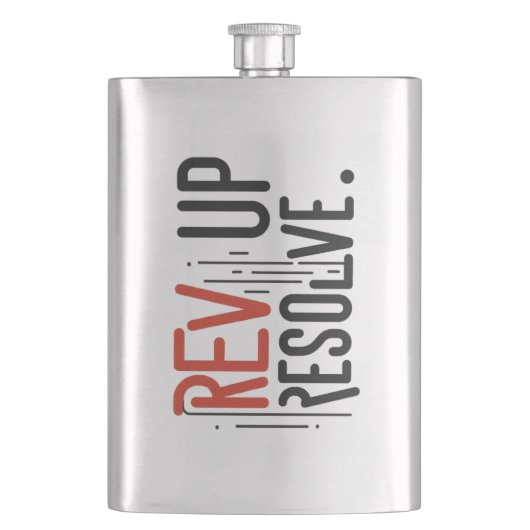 Rev Up Resolve フラスク (正面)