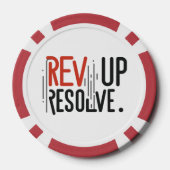Rev Up Resolve ポーカーチップ (裏面)