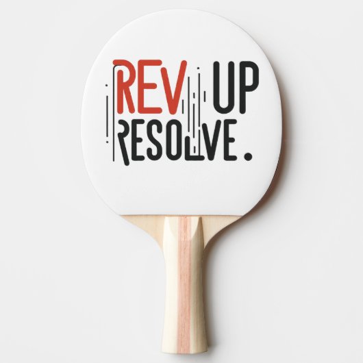 Rev Up Resolve 卓球ラケット (正面)