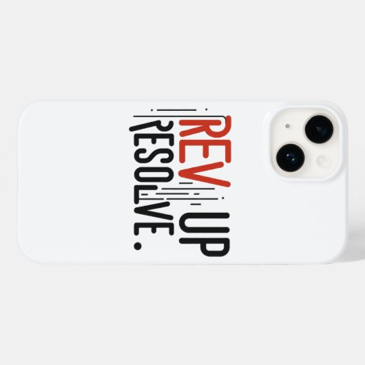 Rev Up Resolve Case-Mate iPhoneケース (裏面 (横))