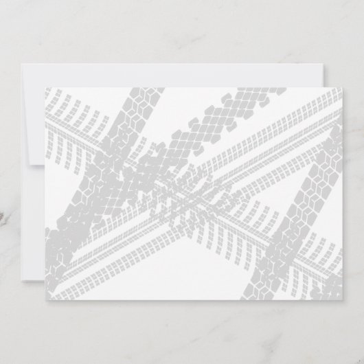 Rev Your Enginesモンスタートラック誕生日招待状 招待状 (裏面)